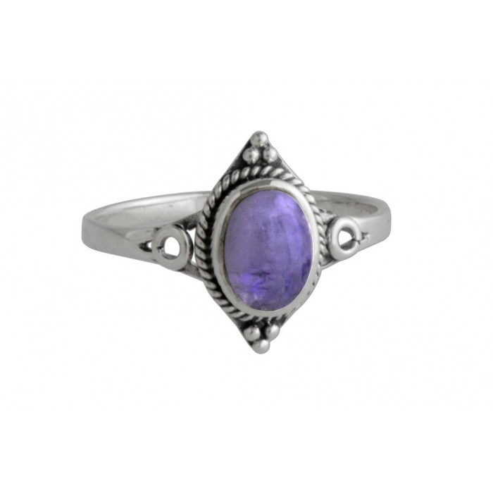 Bague argent pierre améthyste