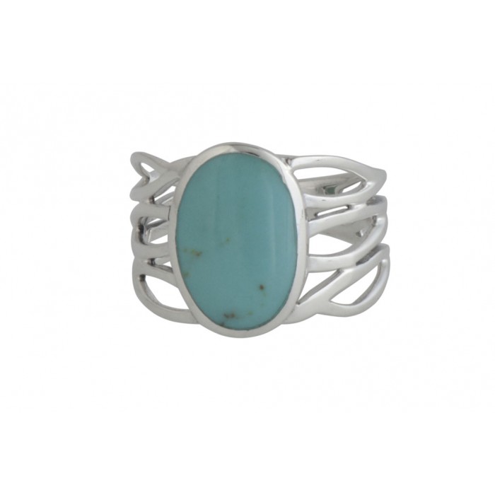 Bague argent pierre/turquoise