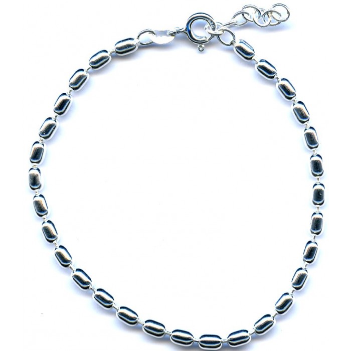 Bracelet argent olive