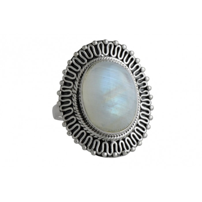 Bague argent pierre pierre de lune
