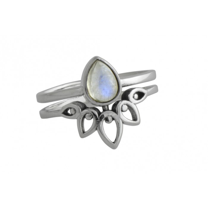 Bague argent pierre pierre de lune