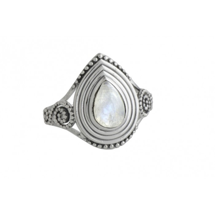 Bague argent pierre pierre de lune