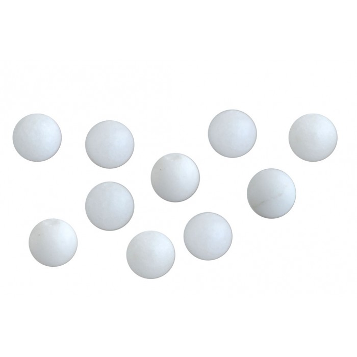Agate blanche 2 trous/8mm