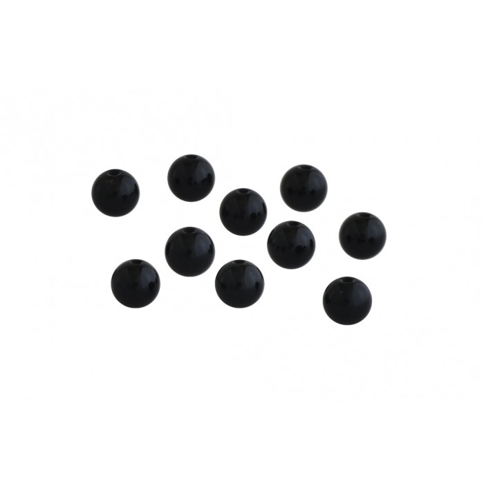 Black agate 2 trous/6mm