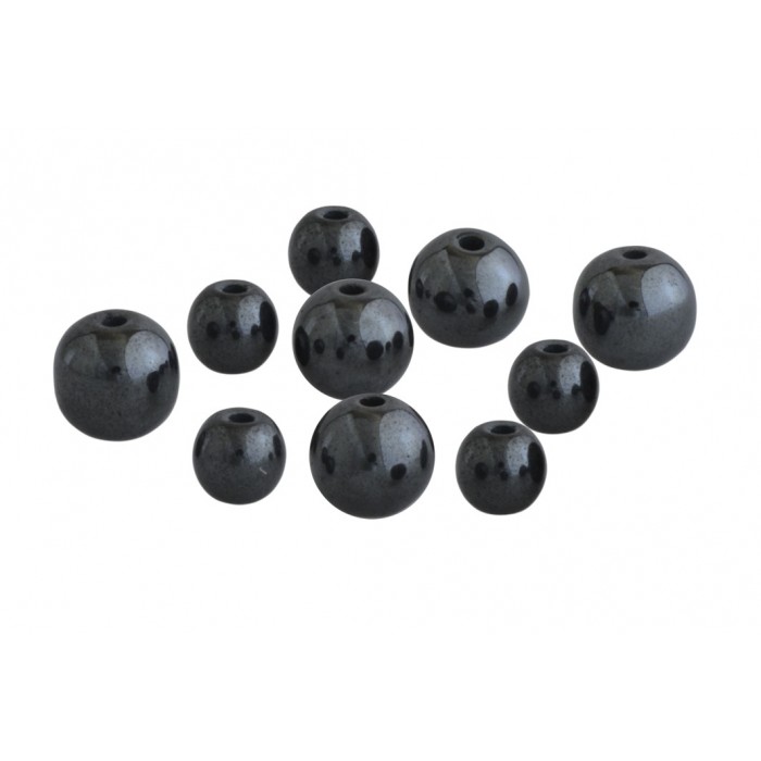 Hématite 2 trous/6 et 8 mm