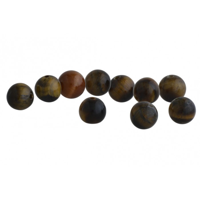 Tiger eye 2 trous/8mm