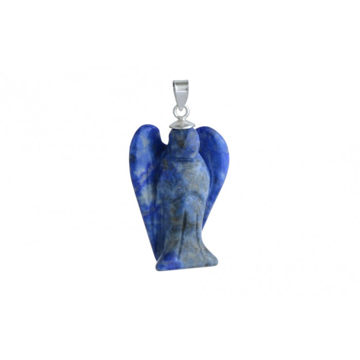 Pendentif argent pierre/ange