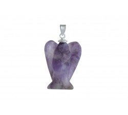 Pendentif argent pierre/ange