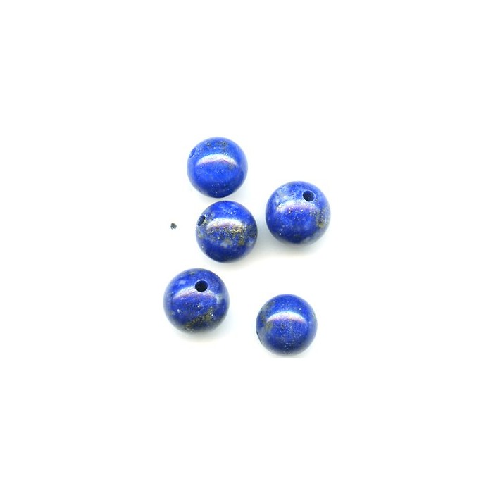 Lapis lazuli 2 trous/6mm