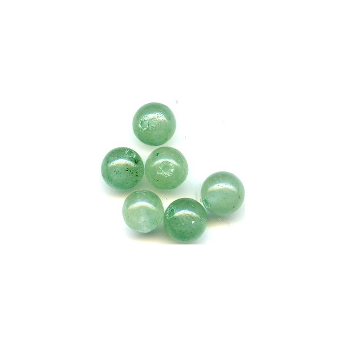 Green aventurine 2 trous/6mm