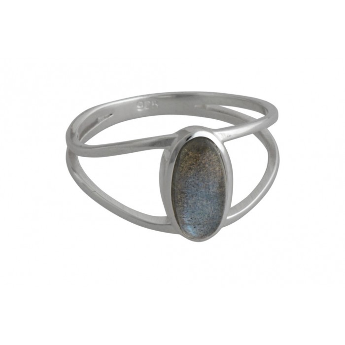 Bague argent pierre labradorite