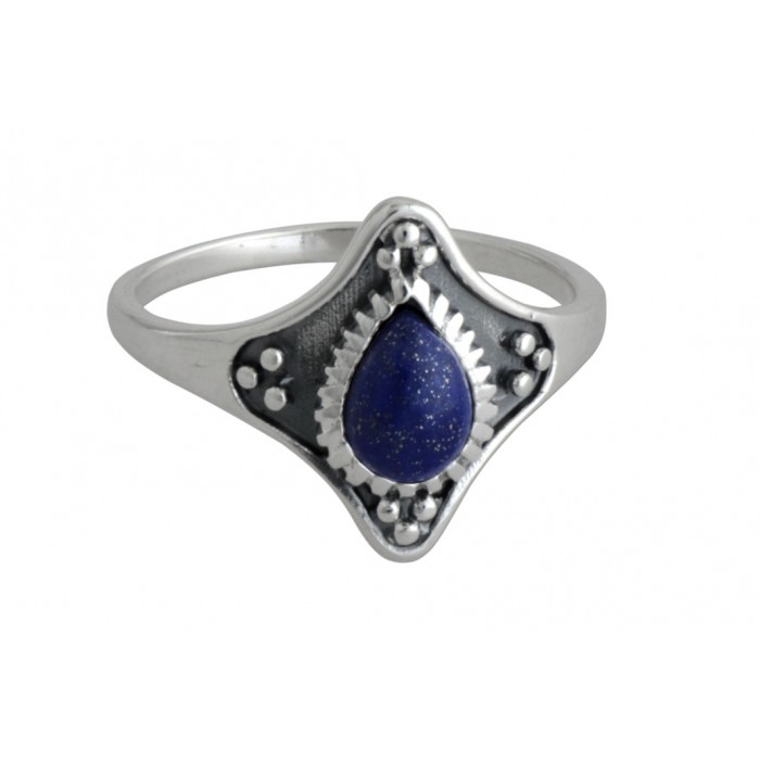 Bague argent pierre lapis lazuli