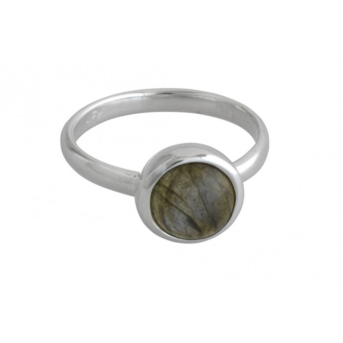 Bague argent pierre labradorite