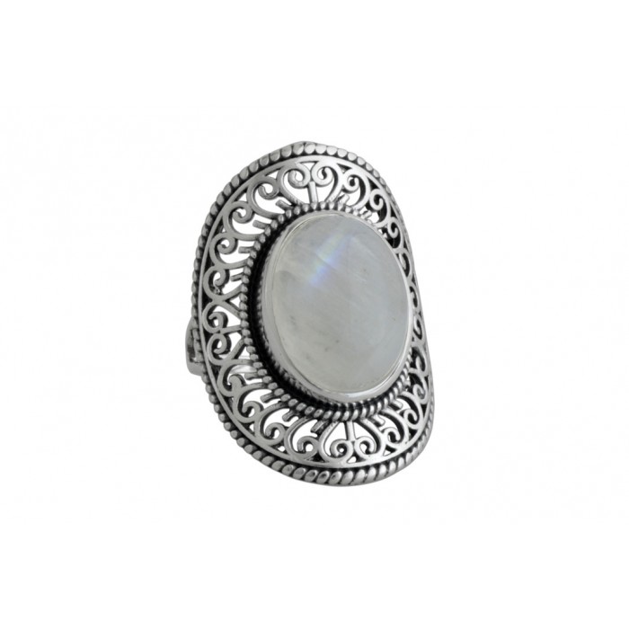 Bague argent pierre pierre de lune