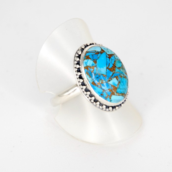 Bague argent pierre / Turquoise