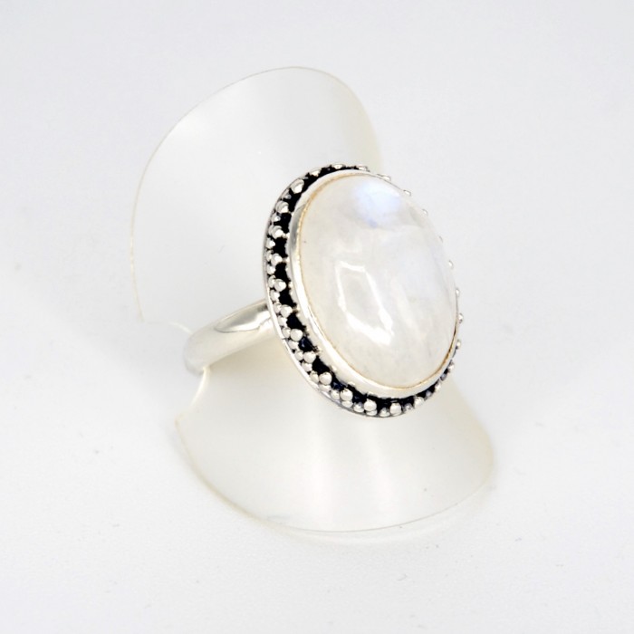 Bague argent pierre / Pierre de Lune