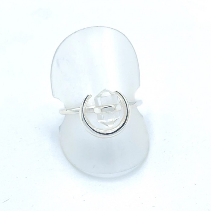 Bague argent pierre / Cristal