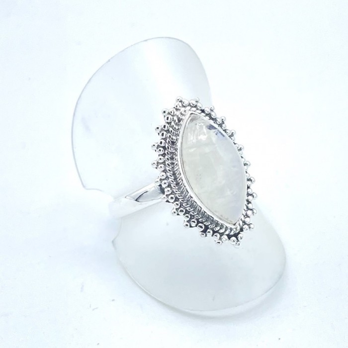 Bague argent pierre / Pierre de Lune