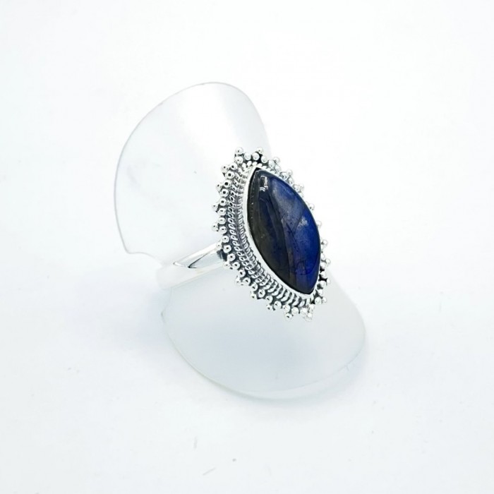 Bague argent pierre / Labradorite
