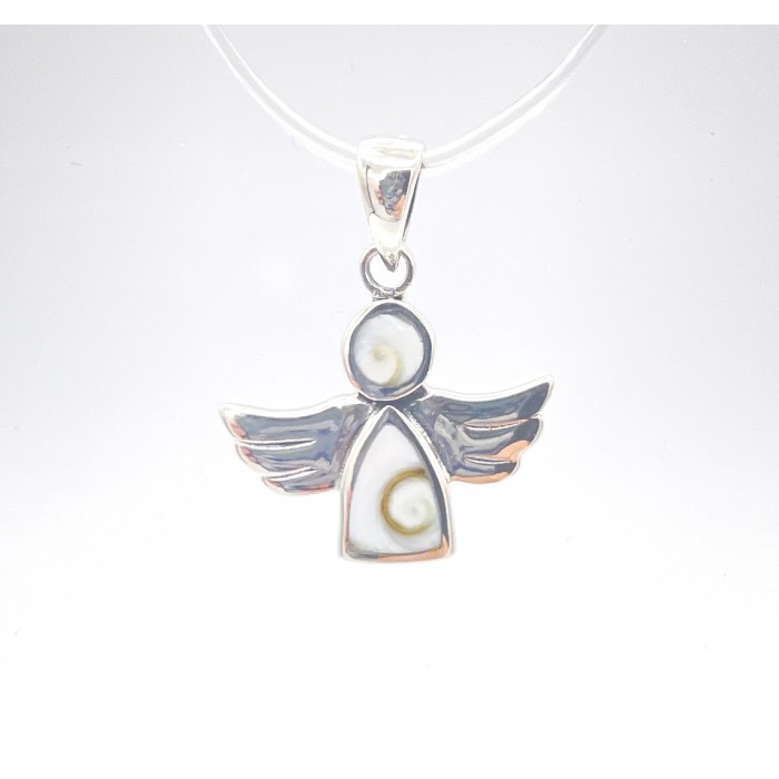 Pendentif argent ange shiva