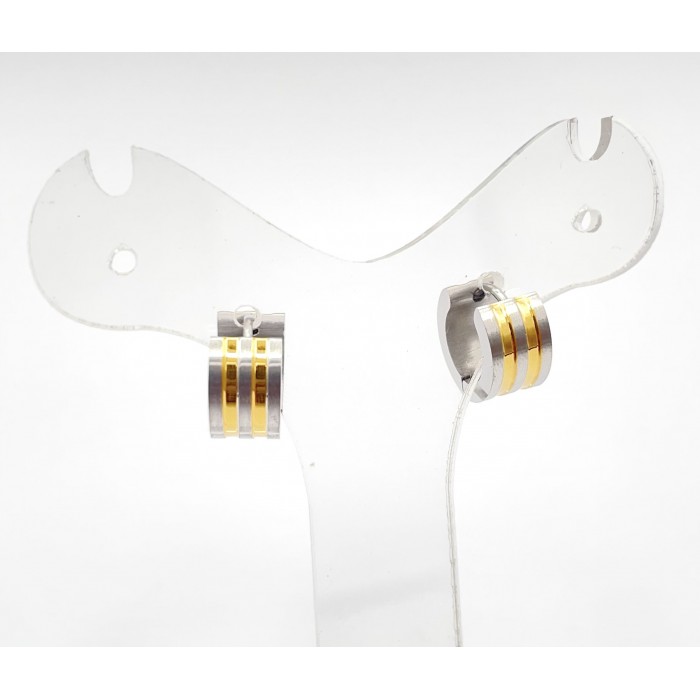 Bo acier steel 2 lignes IP gold