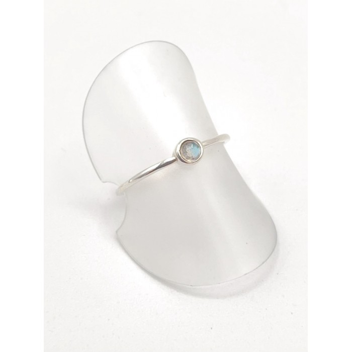 Bague argent pierre / mini Labradorite