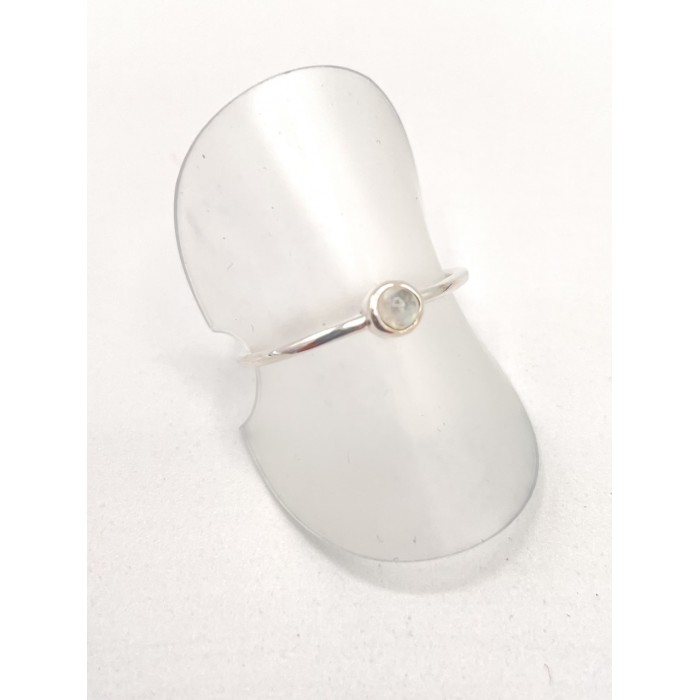 Bague argent pierre / mini Pierre de Lune