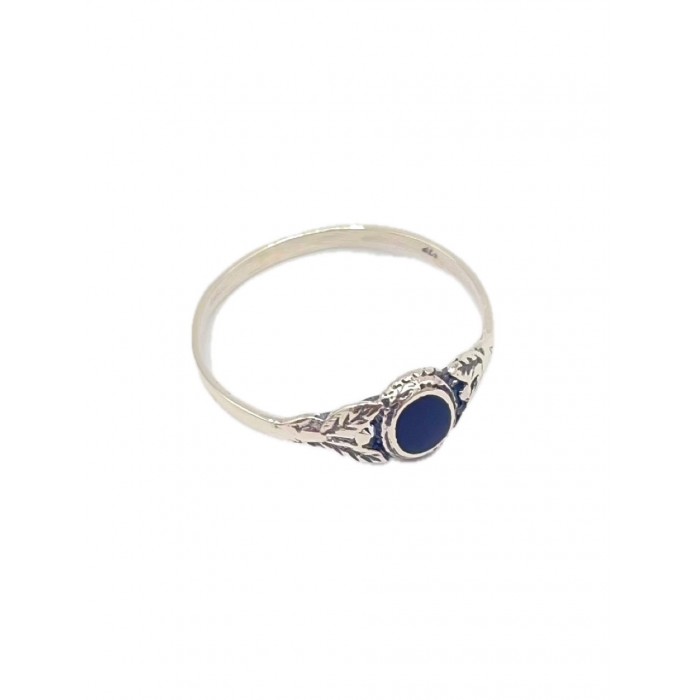 Bague argent pierre/onyx