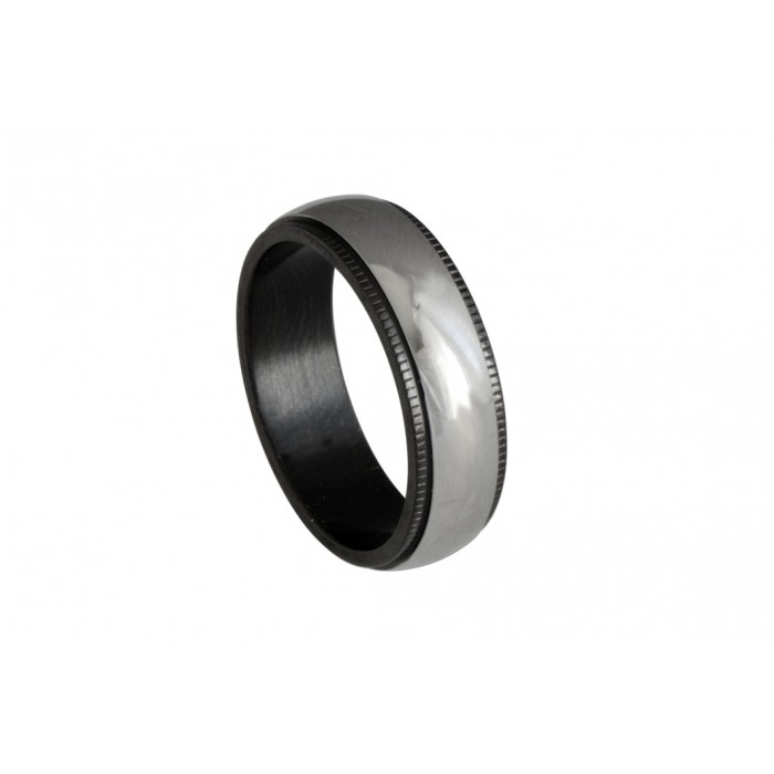 Steel ring/black pvd