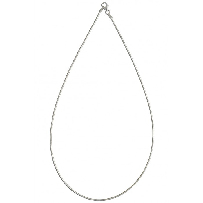 Chaîne argent/cable+motif