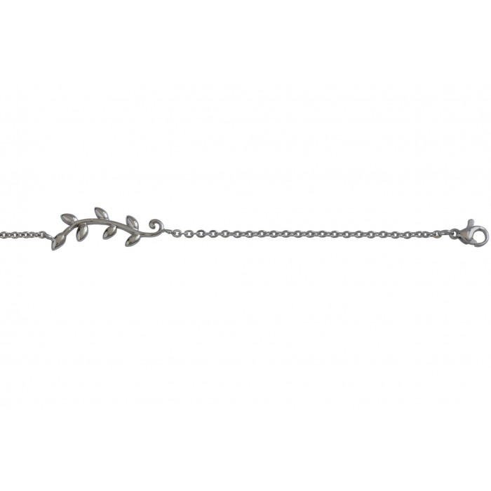Steel bracelet/feuille